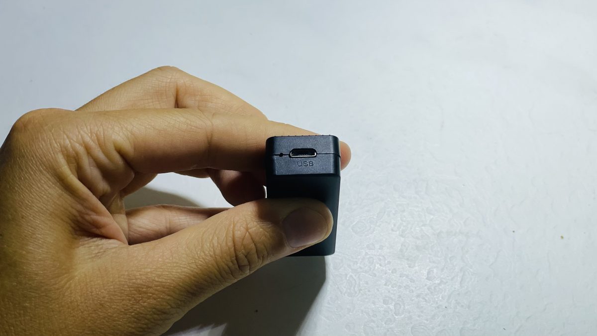Port mini USB et voyants