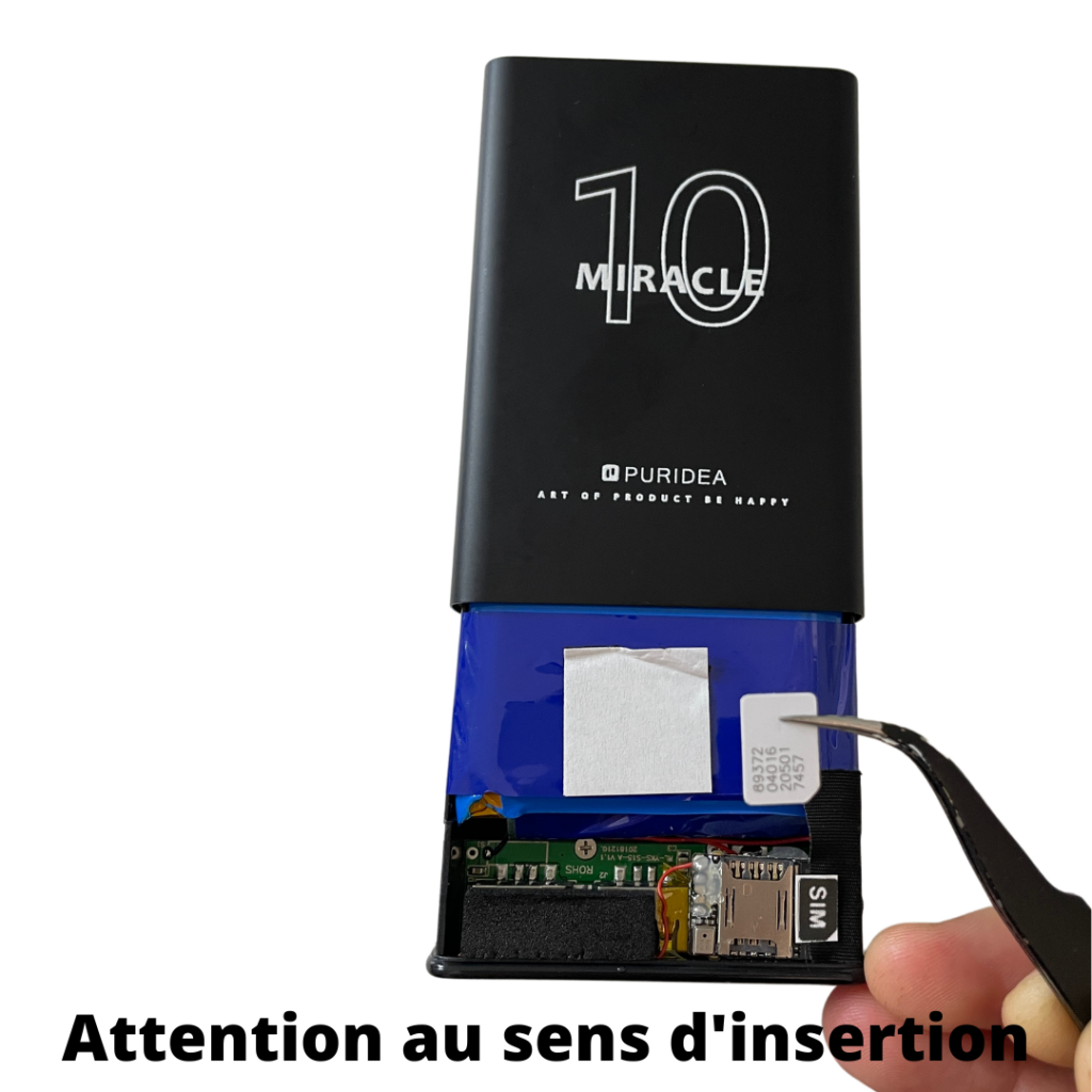 Attention au sens d'insertion